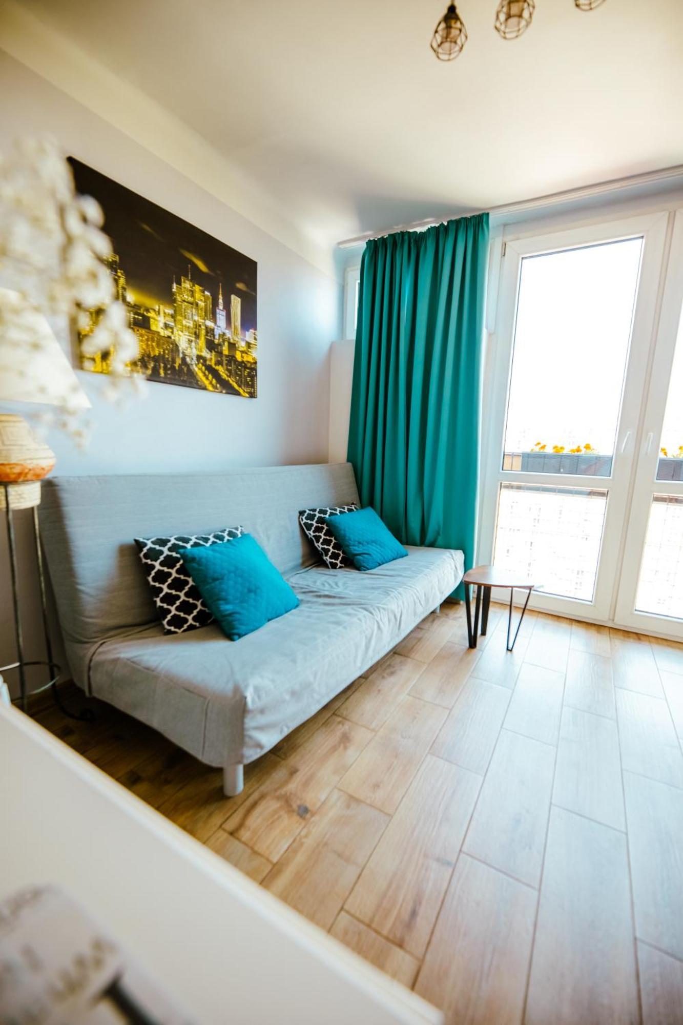 Bright 14Th Floor Central Home With Balcony & Views Warsawa Bagian luar foto